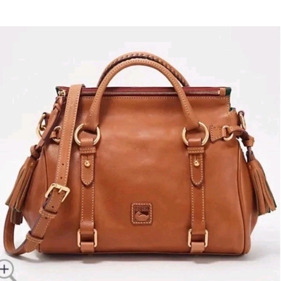 Dooney & Bourke Florentine Leather Satchel - Picture 1 of 14